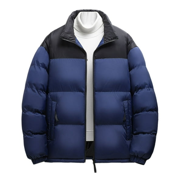 sususu Heated Winter For Men With Advanced Thermal Technology Extreme Cold Weather Durable Outdoor Jacket - Blue