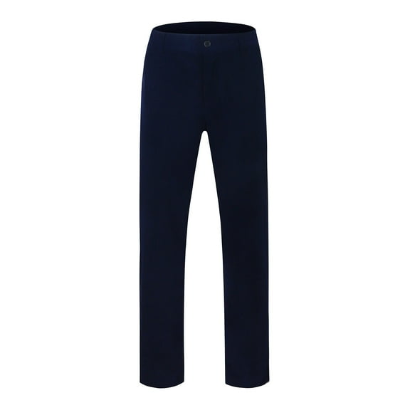 sususu Joggers for Men,Men's Corduroy Casual Pants Solid Color Comfortable Sports Fashion Trousers for Autumn Winter Daily Wear - Dark Blue