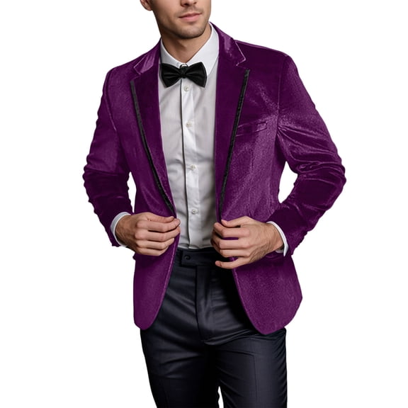 sususu Men Casual Blazer,Red Dress Pants Men,formal Tuxedo Jacket for Wedding Ceremonies and With Classic Button Front Design and Tailored Fit for Elegant Style