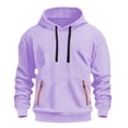 thumbnail image 1 of sususu Men Pullover Hoodie L Hoodies For Fashion Novelty Hoodie Long Sleeve Casual Loose Fit Heavyweight Hooded Sweatshirt With Pocket,Purple,S, 1 of 3