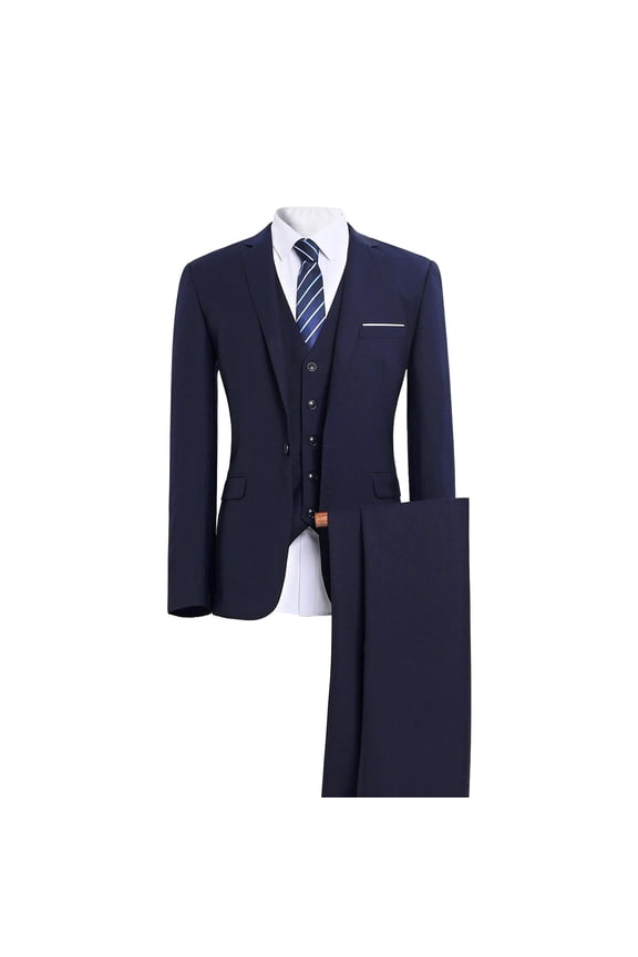 Men Suit Jacket Blazer,Men Slim Fit Suit,Elegant Four Piece formal Suit Set Featuring Slim Fit Button With Matching Shirt Pants and Tie for Party Events
