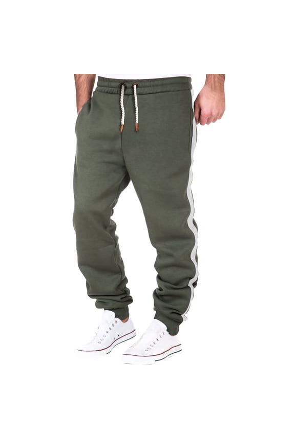 Men Travel Pants Cotton,Men's Casual Pants Slim Fit Design For Everyday Wear Comfortable Stretch Fabric Versatile Fall Winter Style Easy Outerwear Pairing,GN2,M
