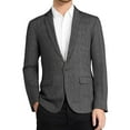 thumbnail image 1 of sususu Men's Black Blazer,Suits for Men Blue,Contemporary Tailored Casual for Modern Style and Everyday Comfort, 1 of 7