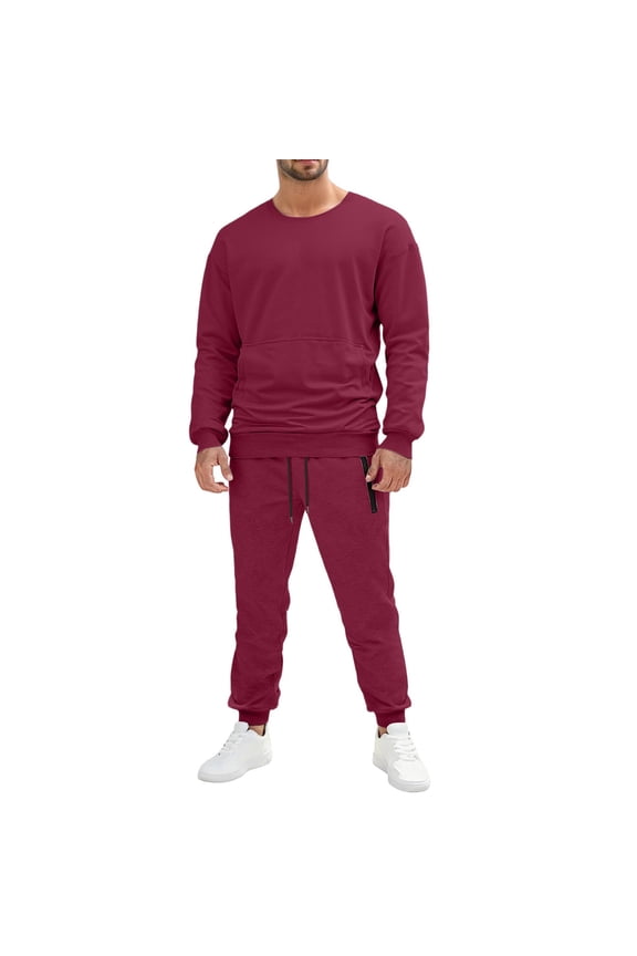 Men's Business Suit Blazer and Pants,Men's Suit Tailored Fit for Business formal Events Prom Weddings and - Red