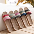 thumbnail image 1 of sususu Men's Fashion Slides Comfortable Indoor Outdoor Casual Cane On Slippers For Home And Beach Use Green 37-38, 1 of 5