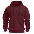 thumbnail image 1 of sususu Men's Hoodies Pullover 2Xl Pullover Hooded Sweatshirt Lined Soft Comfortable Casual Long Sleeve Outdoor Athletic Jacket For Fall Winter,,XXL, 1 of 4