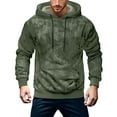 thumbnail image 1 of sususu Men's Hoodies Zip Up Hoodies And Sweatshirts For Winter Thick Warm Hoodie For Cold Weather Comfort And Style Cozy Layering For Men,Green,M, 1 of 4