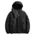 thumbnail image 1 of sususu Men's Insulated Hooded with Heating Technology for Extreme Cold Weather and Comfortable Outdoor Activities - Black, 1 of 5