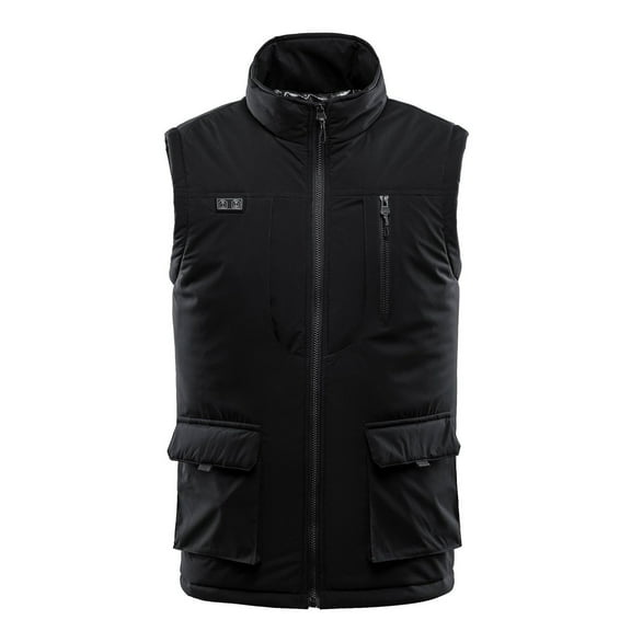 sususu Men's Smart Heated Vest with USB Charging Advanced 11 Warming Technology for Outdoor Winter Activities - Black