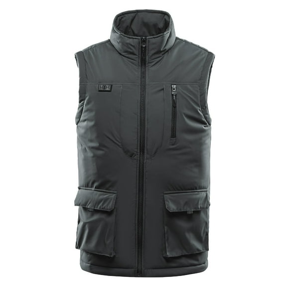 sususu Men's Smart Heated Vest with USB Charging Advanced 11 Warming Technology for Outdoor Winter Activities - Grey