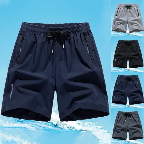 sususu Mens Basketball Shorts with Pockets Lightweight Loose Fit Athletic Shorts Mesh Gym Shorts for Men Light Gray XL