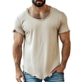 thumbnail image 1 of sususu Mens Big and Tall T Shirts , Men Clothing , Men's Crew Neck Tee Shirt Soft Breathable Everyday Casual Comfort Wear, 1 of 4