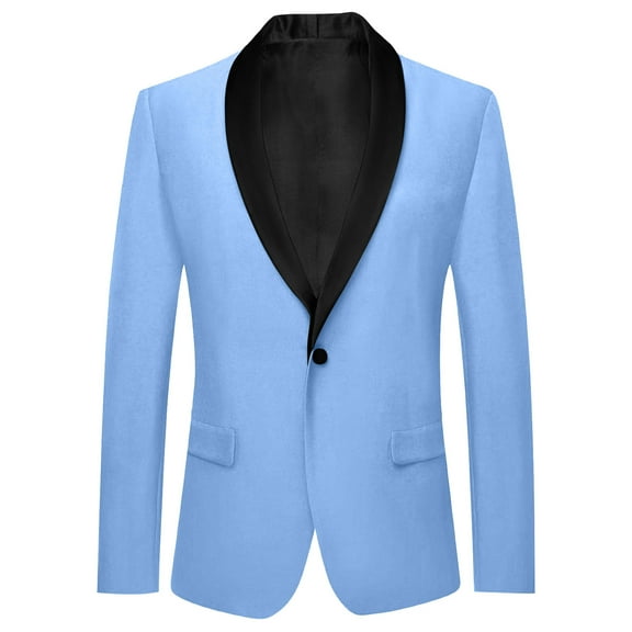 sususu Mens Casual Blazer,Suit Pants for Men,Modern Stand Collar Casual for With Front Button Closure and Slim Fit Design for Business and Daily Wear