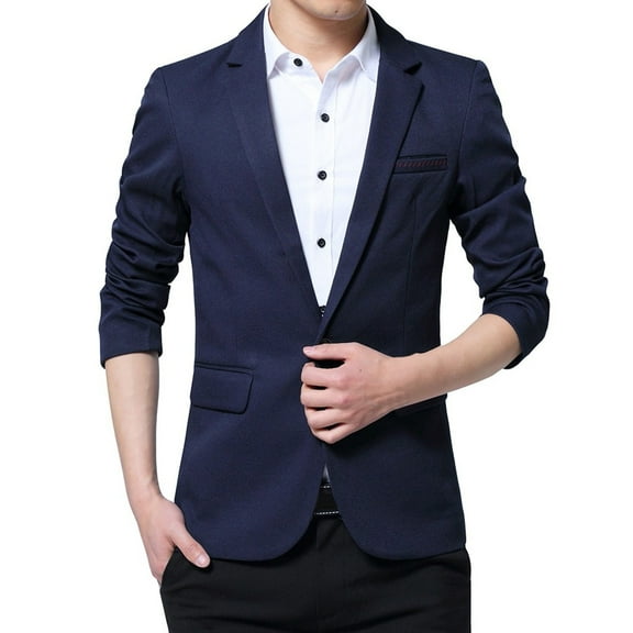 sususu Mens Casual Two Button Blazer,Big and Tall Suits for Men,Modern Button Tailored Business Suit Jacket With Pockets for formal Attire and Wear