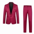 thumbnail image 1 of sususu Mens Attire Blazer,Mens Suit Pants,Business Fashion Slim Fit Classic Leisure Suit Jacket for Style and Modern Comfort, 1 of 2