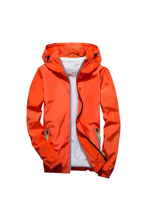 Mens Jackets Fashion ,Plaid Coat,and WoLightweight All Seasons Outdoor Sports Casual Jacket Windbreaker Water