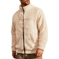 thumbnail image 1 of sususu Mens Jackets Winter ,Casual StCollar Zipper Jacket Lightweight Warm Outdoor Fall Winter Comfortable Slim Fit Coat,Khaki,L, 1 of 6