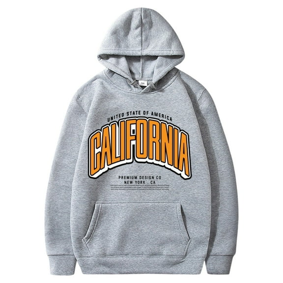 sususu Mens Plain Hoodies Pullover Stylish Hoodies And Sweatshirts For Comfortable Everyday Wear For Casual Outings And Active,Grey,M