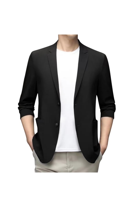 Mens Sport Coats and Blazers Big and Tall,Men Suits Slim Fit,Spring Summer Lightweight Suit Jacket Casual Stretch Slim Fit Button Sport Coat for Business and Daily Wear