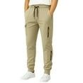 thumbnail image 1 of sususu Mens Sweatpants Joggers,Men's Casual Drawstring Trousers Relaxed Fit Pocket Design Comfortable Loose Long Pants For Outdoor And Daily Wear,Khaki,S, 1 of 7
