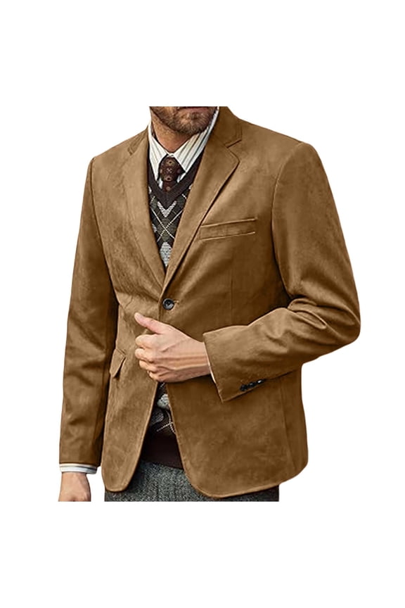 Mens Velvet Blazer Suit,2 Piece Suit Men,Business Casual Tailored Solid Color Suit Jacket for Wear and formal Events With Modern Fit Design