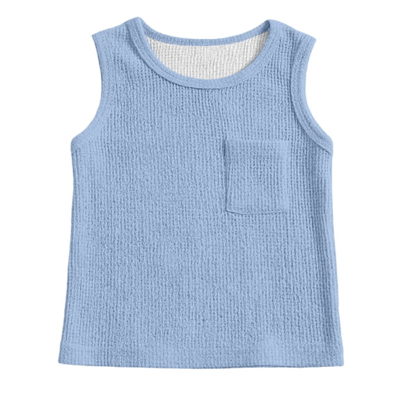 sususu Mens Workout Shirts , Men Clothing , Men's Athletic Tank Top Sleeveless Crew Neck Undershirt With Pocket Casual Basic Tee For Comfort