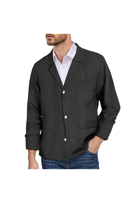 Navy Blazer for Men,Red Suit,Linen Suit Jacket Lightweight Smart Casual Sport Coat for Spring and Summer Wear With Breathable Comfort Design