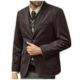 thumbnail image 1 of sususu Purple Blazer,Men's Suit Jackets,Business Casual Tailored Solid Color Suit Jacket for Wear and formal Events With Modern Fit Design, 1 of 7