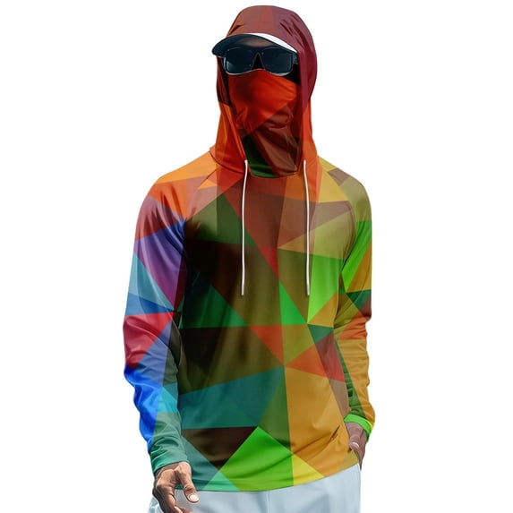 sususu Rash Guard Hooded Uv Sun Protection Jacket Long Sleeve Swimming Multicolour M