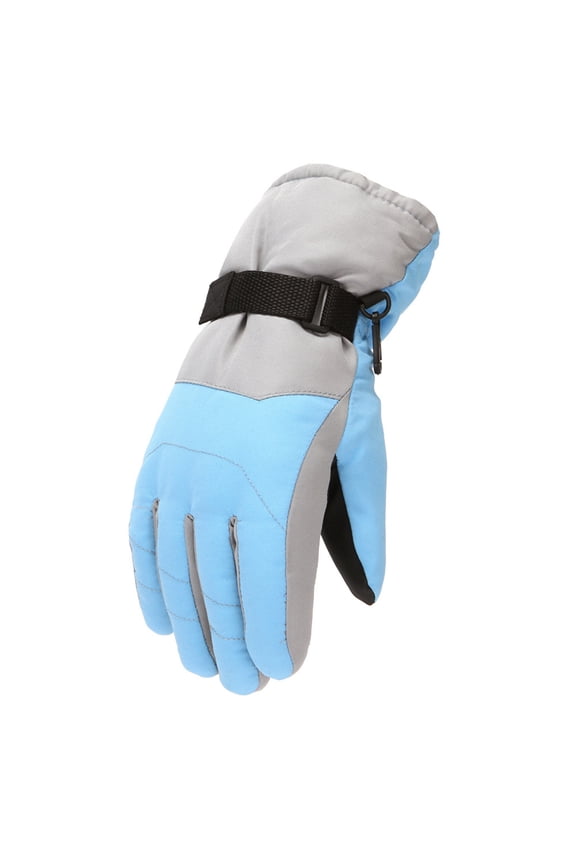 Ski Gloves for Women,Winter Ski Gloves Waterproof Warm Kids Gloves Full Finger Gloves Sports Cycling