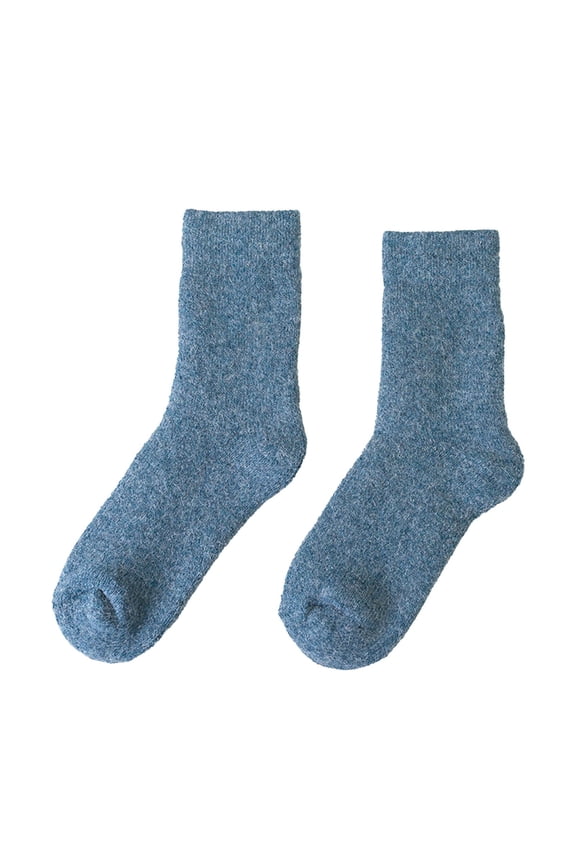 Socks for Boots Women,Winter Thermal Stockings for Indoor And Outdoor Wear Thick Knit Mid Calf Socks Cold Weather Cozy Comfort Soft Warmth