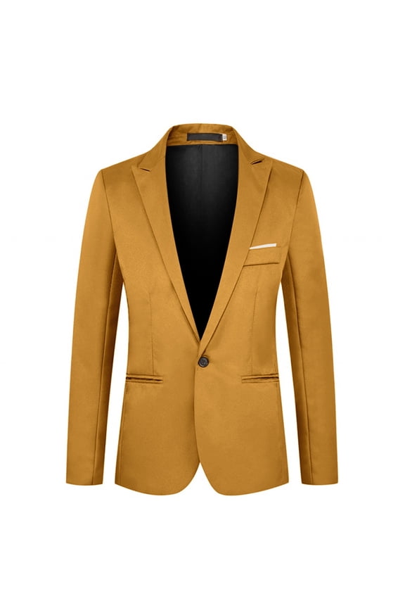 Suit Blazer,Mens Suits Classic Fit,Slim Fit Button Tuxedo for Business formal Wedding Party and Homecoming Events