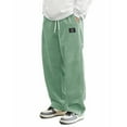 thumbnail image 1 of sususu Sweatpants Men Cotton,Men's Casual Comfortable Lightweight Stretch Trousers For Everyday Outdoor Wear And,Light Green,S, 1 of 5