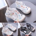 thumbnail image 1 of sususu Toddle Sandals Baby Water Shoes Girls Boys Sandal Barefoot Kids Sandals Lightweight Kids Breathable Sneakers Shoes for Walking Running White 2-2.5 Years, 1 of 7