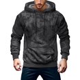thumbnail image 1 of sususu Warm Hoodies for Men Hoodies And Sweatshirts For Winter Thick Warm Hoodie For Cold Weather Comfort And Style Cozy Layering For Men,Black,XXXL, 1 of 4