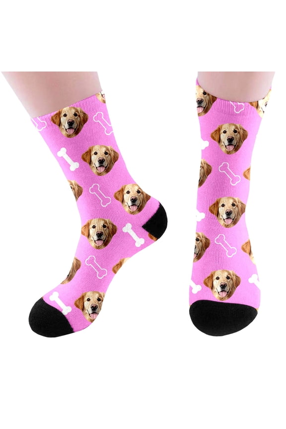 Winter Boot Socks,Personalised Socks With Photo Socks With Face Socks Print Photo Personalised Socks for Christmas Birthday