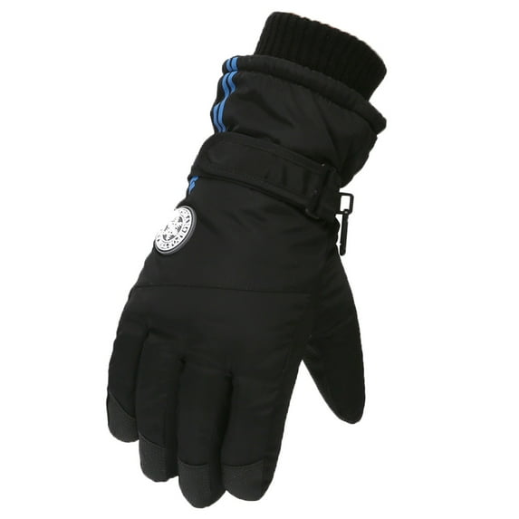 sususu Winter Ski Snow Gloves,Winter Outdoor Kids Snow Skating Snowboarding Windproof Warm Gloves for 15 To 18 Years Old Young Boys Girls