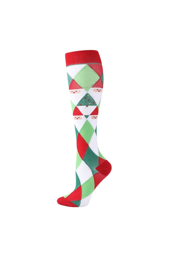 Women’S Socks,Exercise Stress Socks Elastic Socks Running Skipping Compression Socks Stockings Jacquard Calf Socks