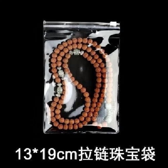 suxuMhao 30 Pcs 5.27.5 In Clear PVC SelfSealing Storage Bag, Ring Zipper Pouch, Reclosable Plastic Bags for Bracelets, Necklaces, Trinkets, Jewelry Gift Packaging and Accessories Organizer