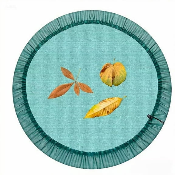 suxuMhao 4 Pack Green Bucket Mesh Cover, 37.4" Diameter Rain Barrel Mesh Cover, Rain Barrel Screen Insect-Proof Net Cover, Bucket Net Cover for Rainwater Collection Debris Filtration