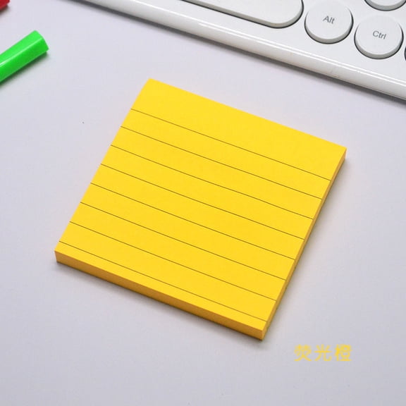 suxuMhao Adhesive Notes 3x3in Orange - 8 Packs Self-Stick Notes, 80 Sheets Per Pad Lined Sticky Memo, Annotation Tabs Reminder Tabs for Home Office, Total 640 Sheets Sticky Notes