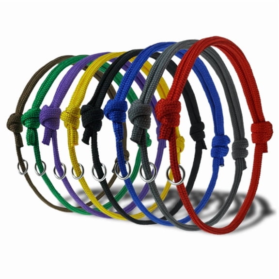 suxuMhao Adjustable Pet Collar-Dog Collar, Puppy Identification Circle,L Size 2.17-4.13in (6.5-10.5CM),8 Pieces with Multiple Colors, Pet Collar Recognition Strap for 4-6 Week-Old Puppies,Style 10