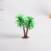 suxuMhao Artificial Coconut Trees,10 Pcs 2.7in Mini Fake Coconut Tree,Green+Brown,Scene Model Tree,Sand Table Model Tree, Faux Trees,Simulated Tree,Mini Coconut Tree for Home & Scene Decor,Style 5