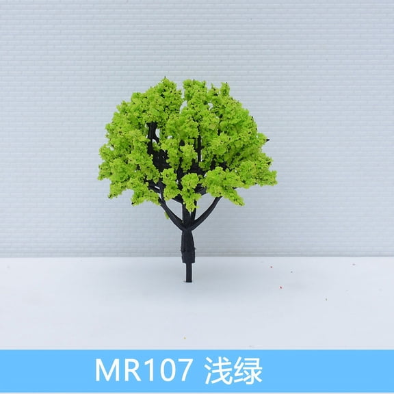 suxuMhao Artificial Trees, 30 Pcs 2in Mini Faux Simulated Trees, Light Green, Landscape Sand Table Scene Model Tree, DIY Crafts, Suitable for Sand Table, Scene Modeling & Home Decoration
