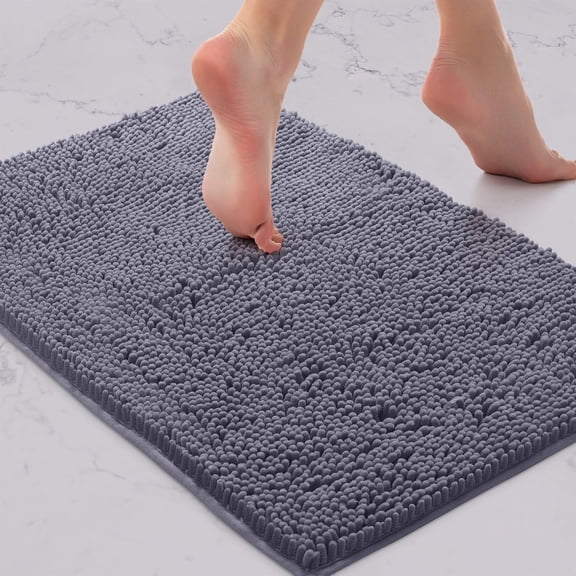 suxuMhao Chenille Carpet,19.69*31.50in(50*80cm)Light Gray, Bedroom Carpet,Washable Carpet,Washroom Carpet,Machine Washable Carpet,durable,Soft Carpet for Home Use,Polyester material