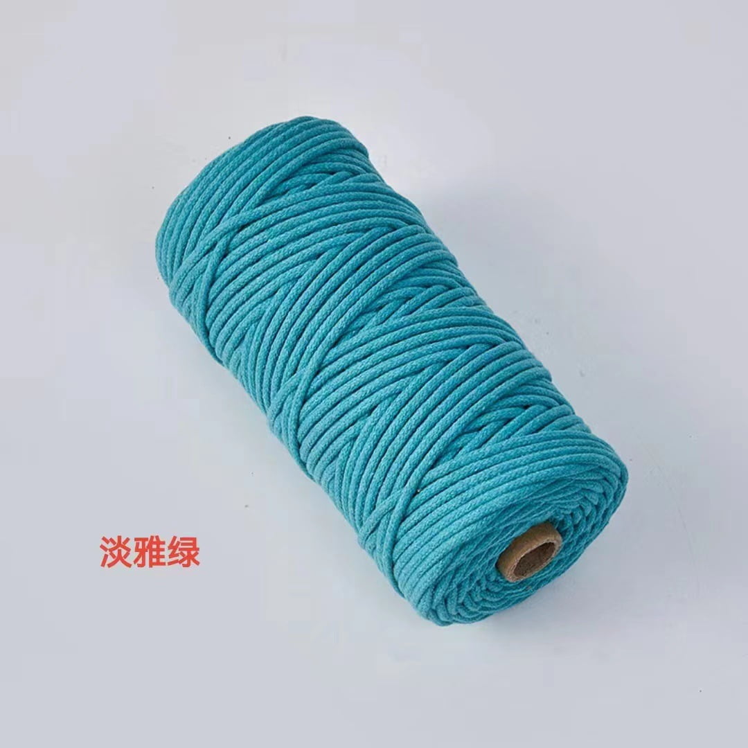 suxuMhao Core-Spun Cotton Rope, 3mm*10.9yd 1 Roll, Dark Cyan, 3mm ...
