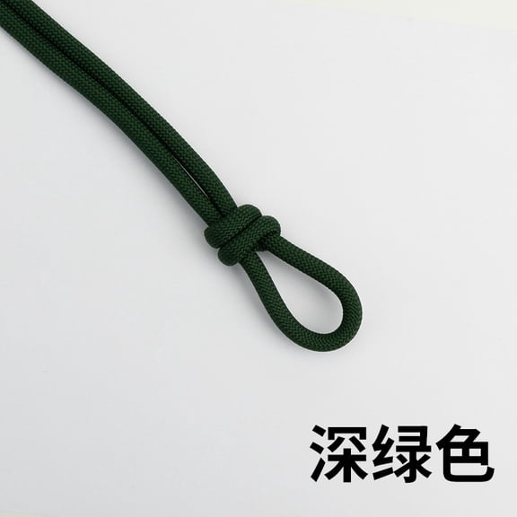 suxuMhao Craft Braided Rope, 1 Roll 10.9 Yards Black Green core-spun braided rope, 8mm Polyester DIY Braided Cord, Braided Cord for Wall Hanging & Decor, Polyester Decor Rope for DIY Crafts