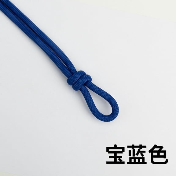 suxuMhao Craft Braided Rope, 1 Roll 10.9 Yards Dark Blue core-spun braided rope, 8mm Polyester DIY Braided Cord, Braided Cord for Wall Hanging & Decor, Polyester Decor Rope for DIY Crafts