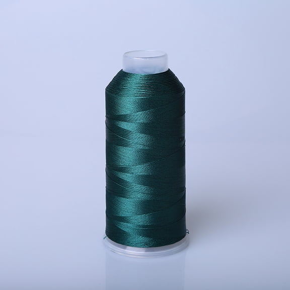 suxuMhao Dark Green Sewing Thread 2 Rolls, 3171 Yards/2900M Per Spool, DIY Handmade Thread, Embroidery Thread, All Purpose Sewing Thread, Overlock Thread, Serger Thread, Polyester Sewing Thread