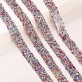 thumbnail image 1 of suxuMhao Decoration Rhinestone Ribbon, Self Adhesive Rhinestone Tape Rhinestone Trim, Crystal Rhinestone Ribbon Bling Rhinestone Ribbon Crystal Trim Ribbon, Multiple Colors, 0.59*393.7in, 1 Pack, 1 of 4